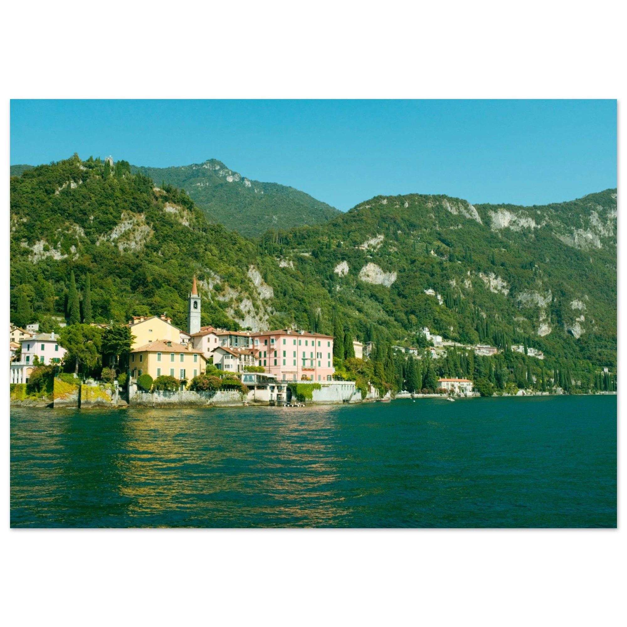 Varenna Waterfront | Lake Como, Italy | Travel Poster | Wall Decor | Euro Summer