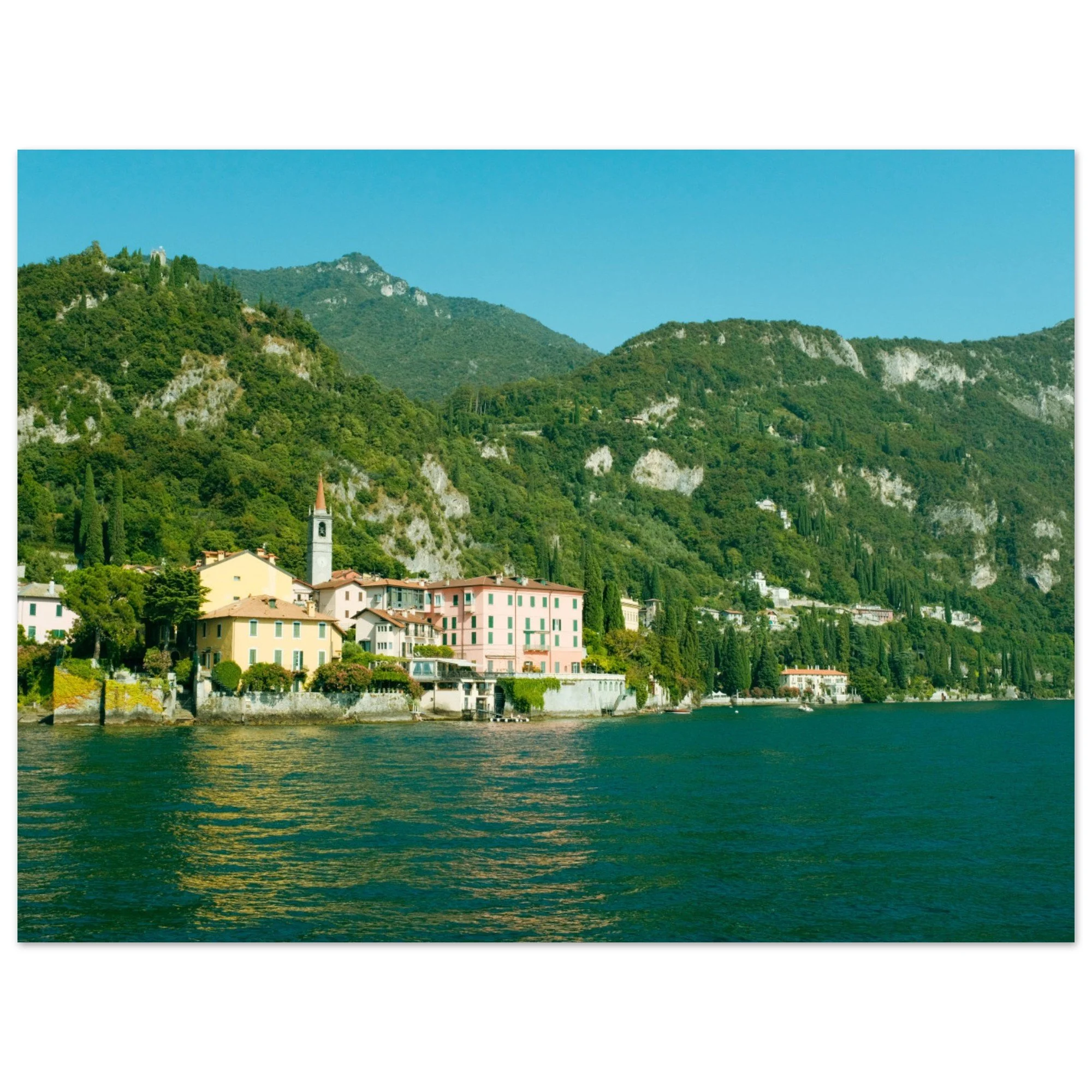 Varenna Waterfront | Lake Como, Italy | Travel Poster | Wall Decor | Euro Summer