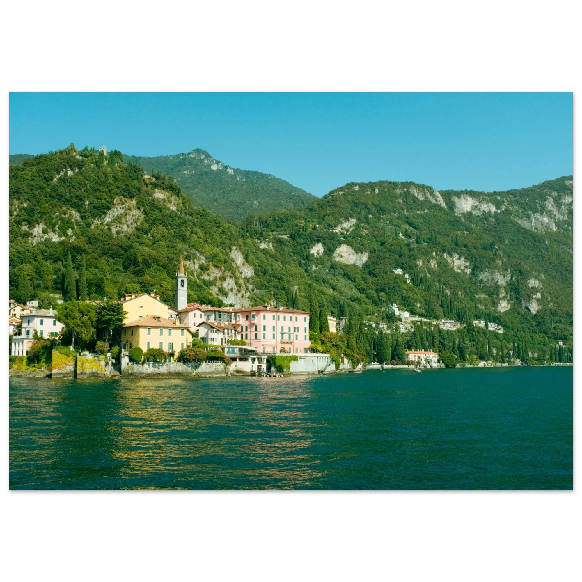 Varenna Waterfront | Lake Como, Italy | Travel Poster | Wall Decor | Euro Summer