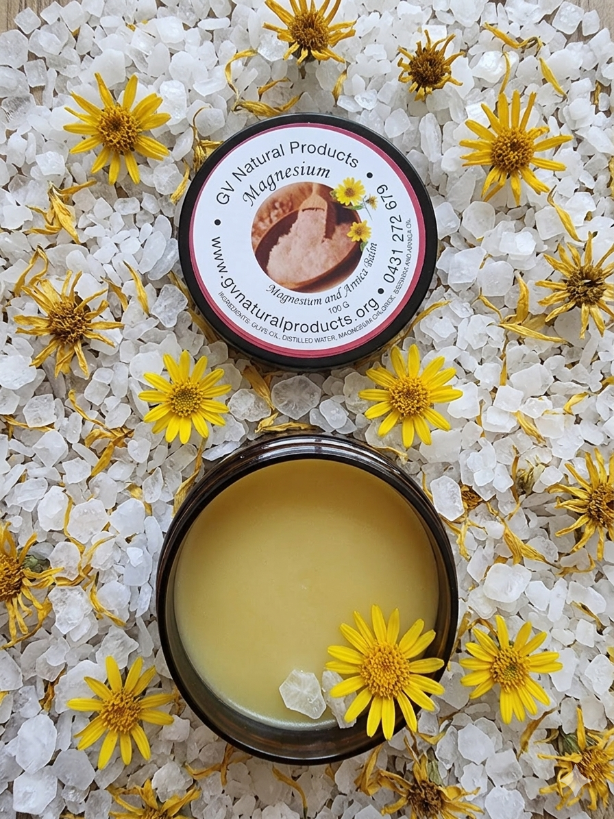 Magnesium and Arnica balm