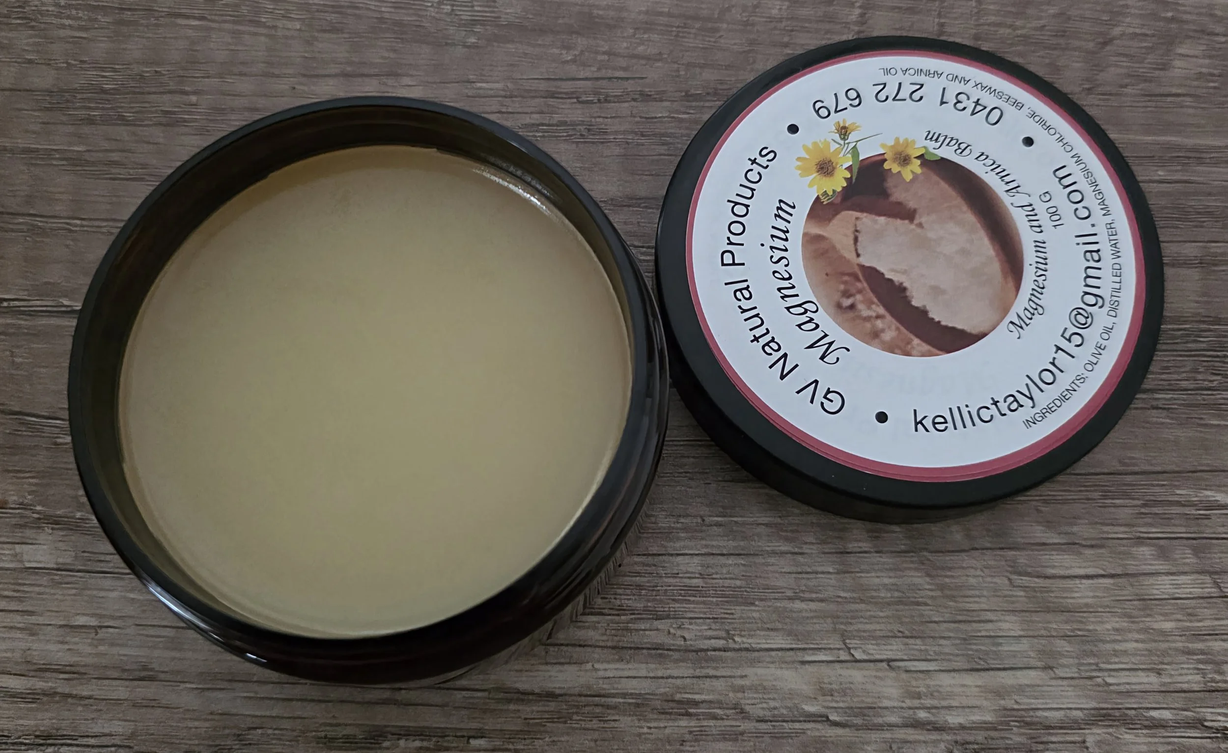 Magnesium and Arnica balm