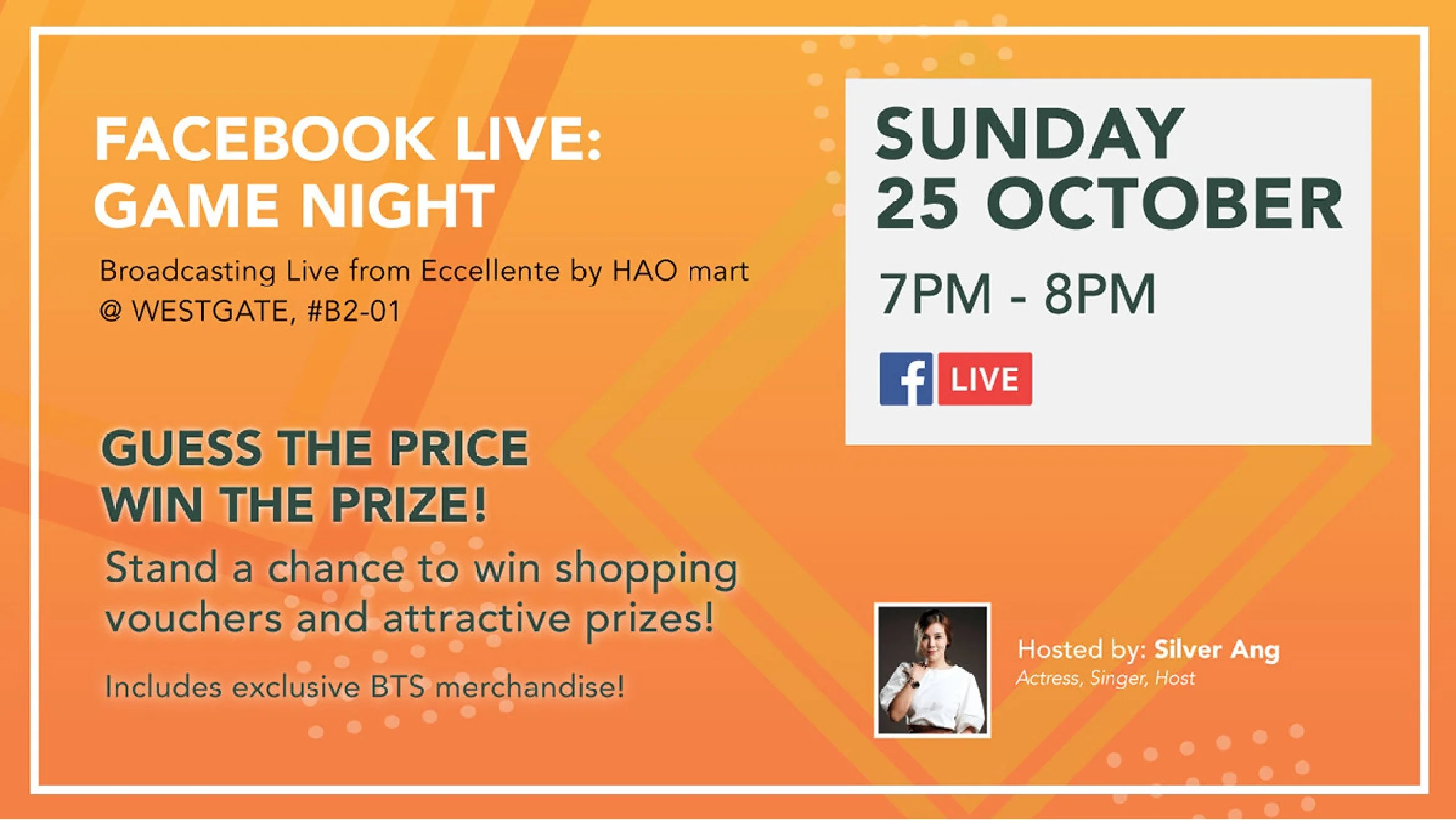 Eccellente by HAO mart — Facebook Live Game Night