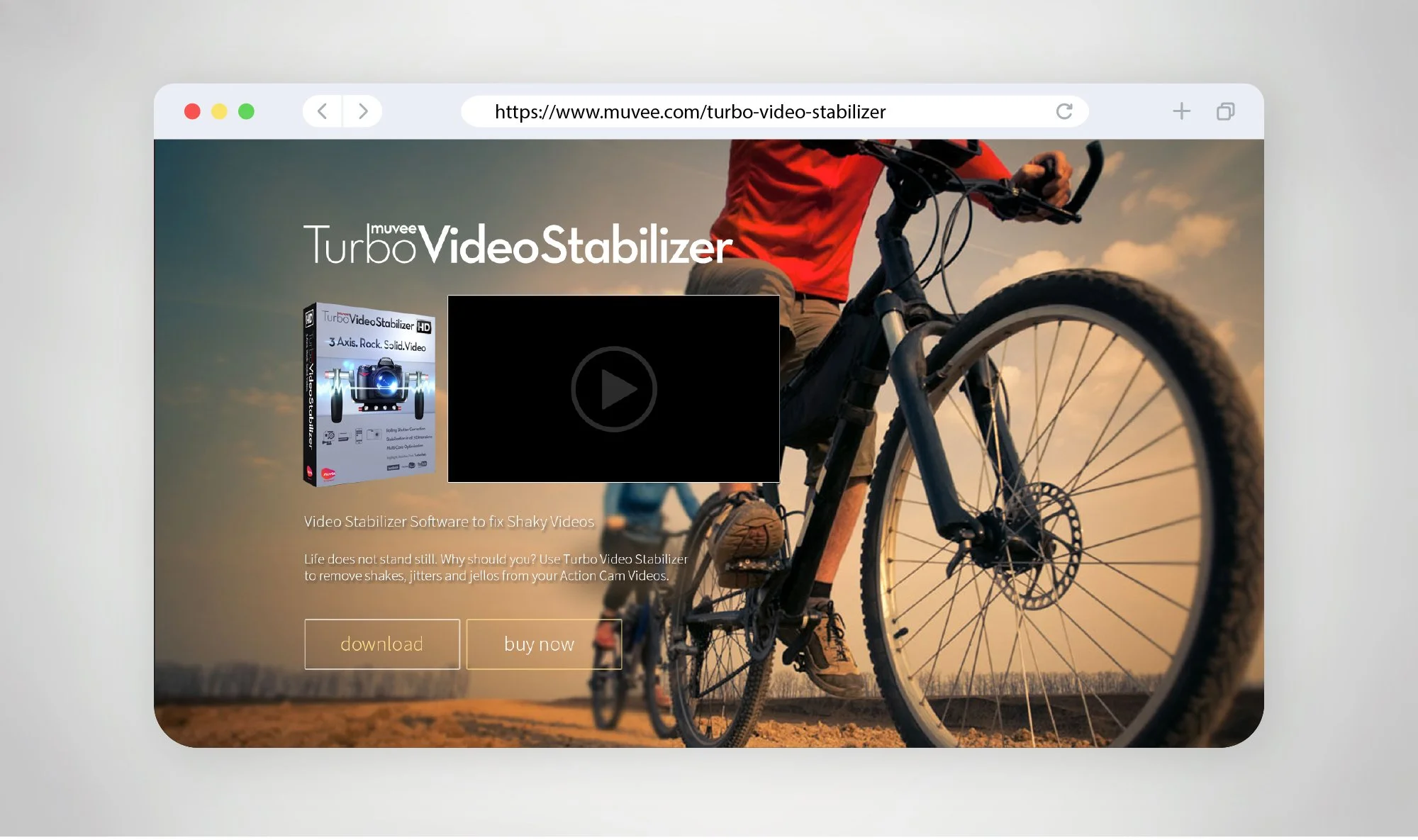 Turbo Video Stabilizer — Website Revamp