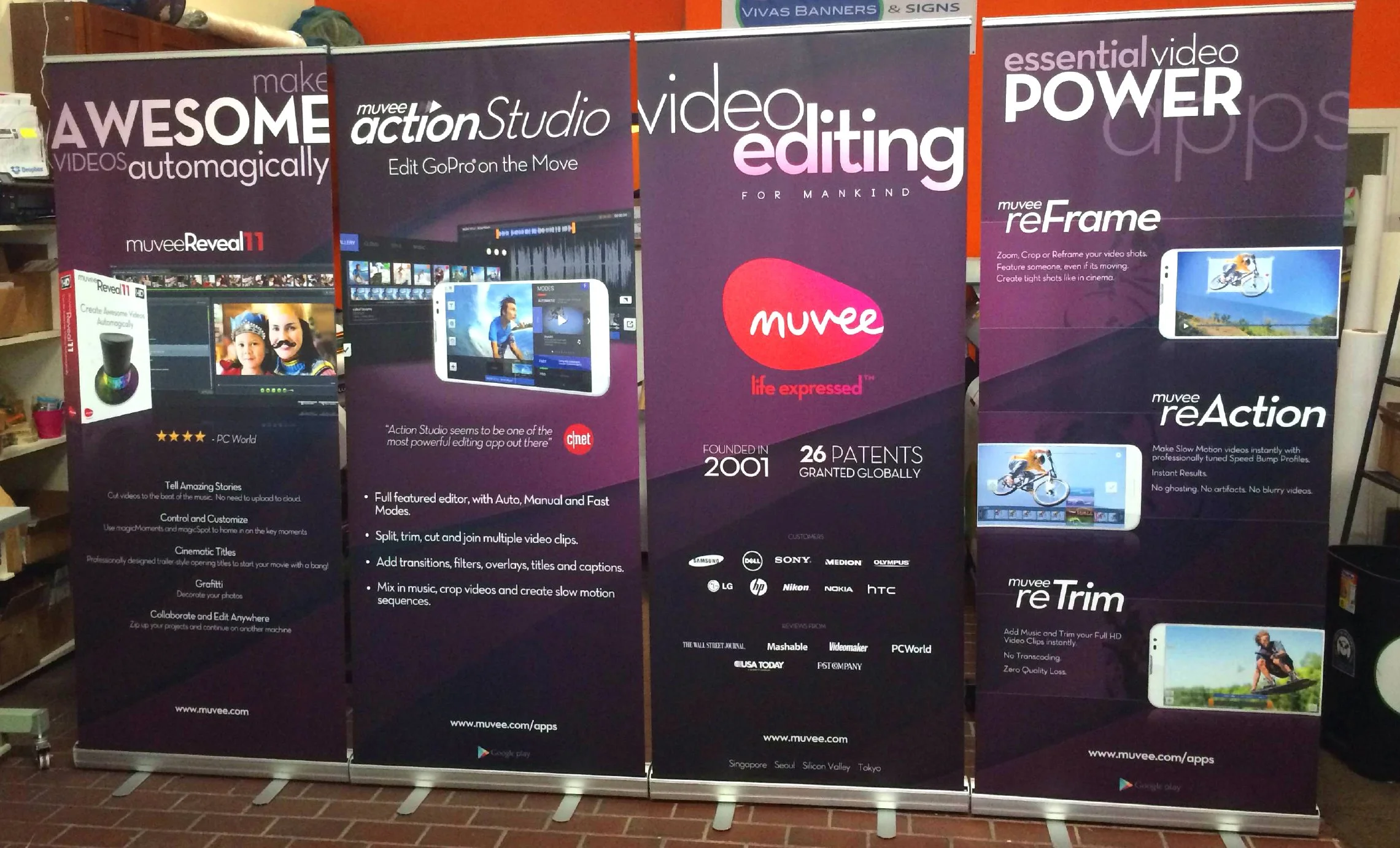 muvee — Branding Standee Banner