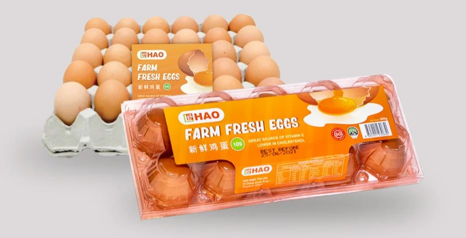 HAO Farm Fresh Eggs — Packaging Design