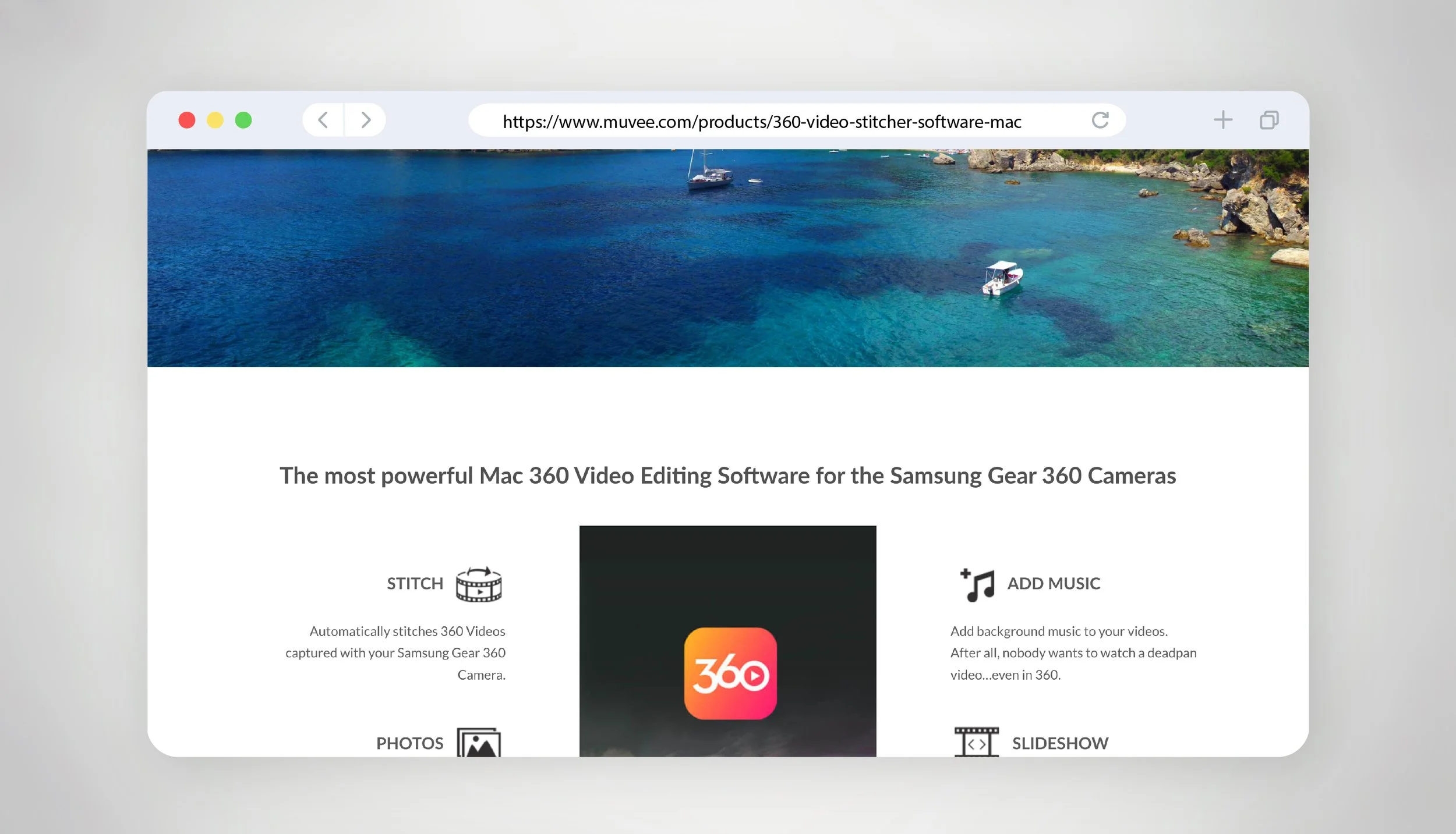 muvee 360 Website Landing Pages