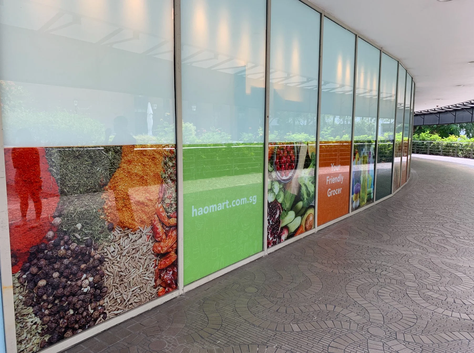 Eccellente by HAO mart — Outdoor Glass Branding (Marina Square)