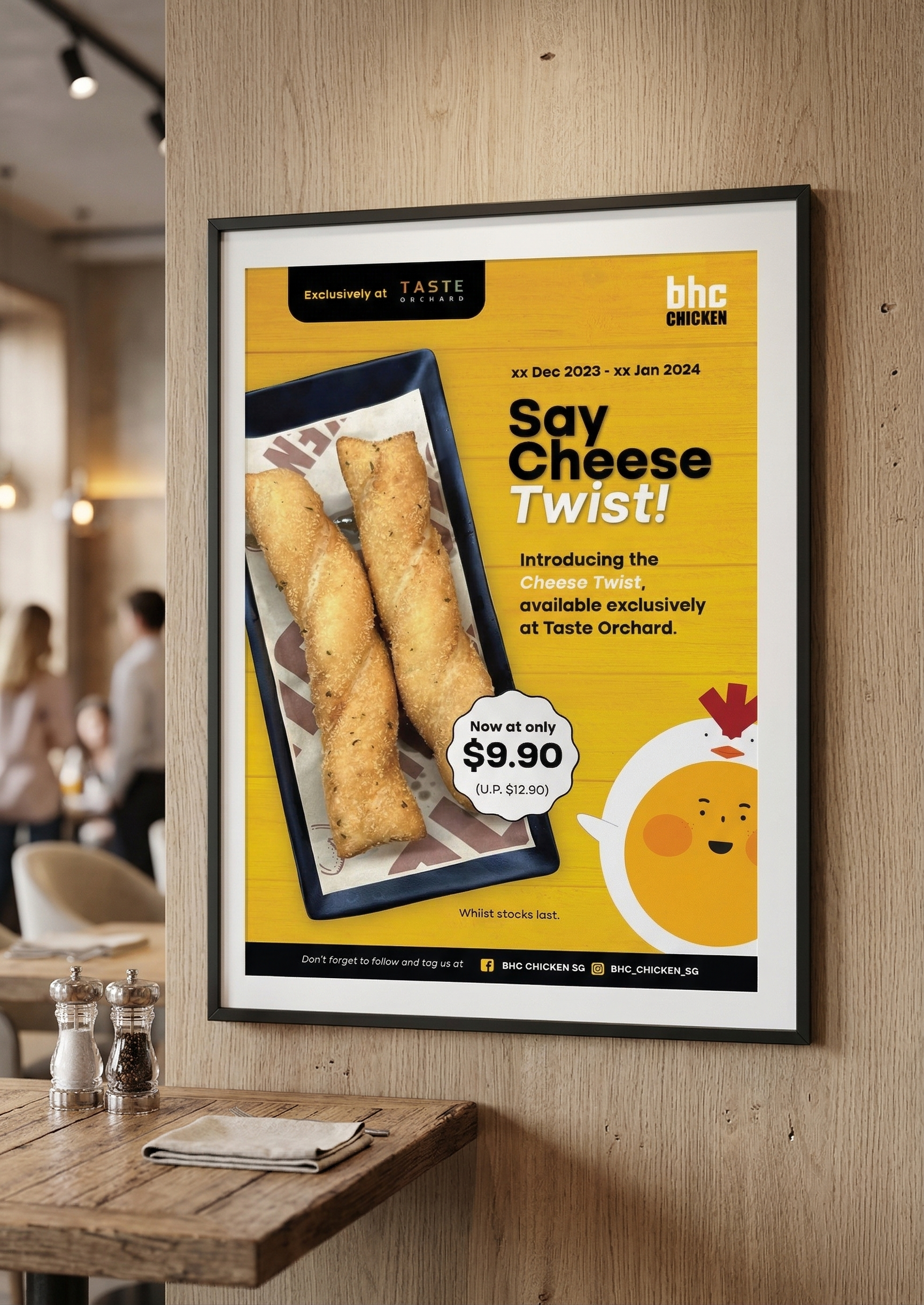 BHC Chicken — Cheese Twist Promotion