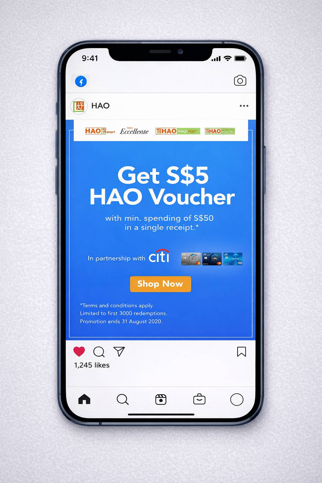 HAO x Citi Voucher Social Campaign