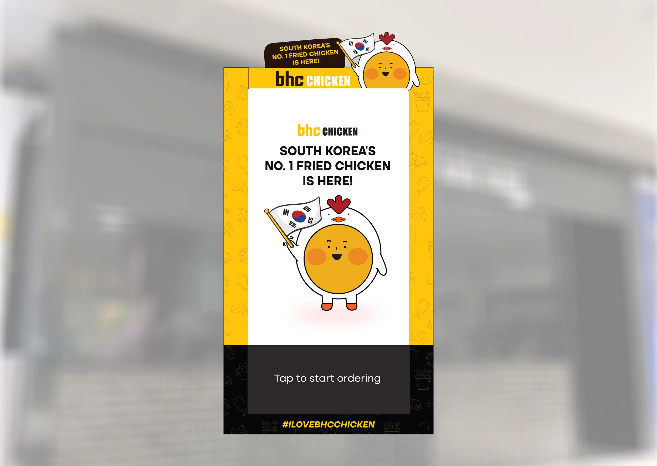 BHC Chicken — Kiosk Frame POSM Display