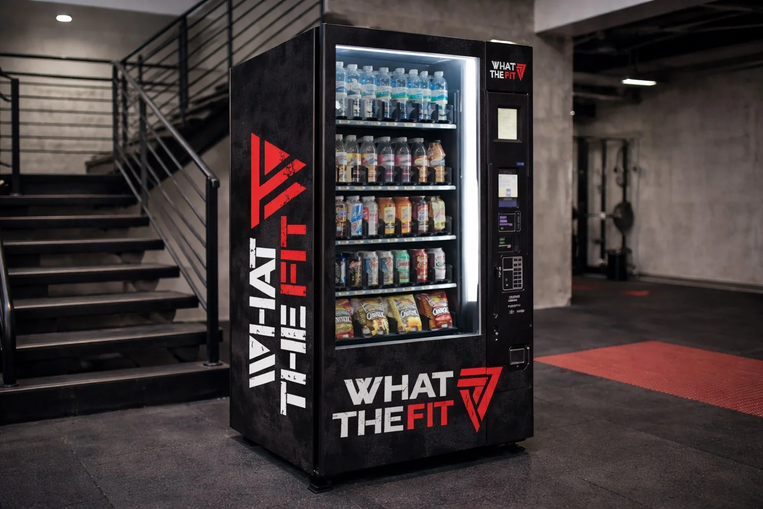 WHAT THE FIT — Gym Vending Machine Wrap