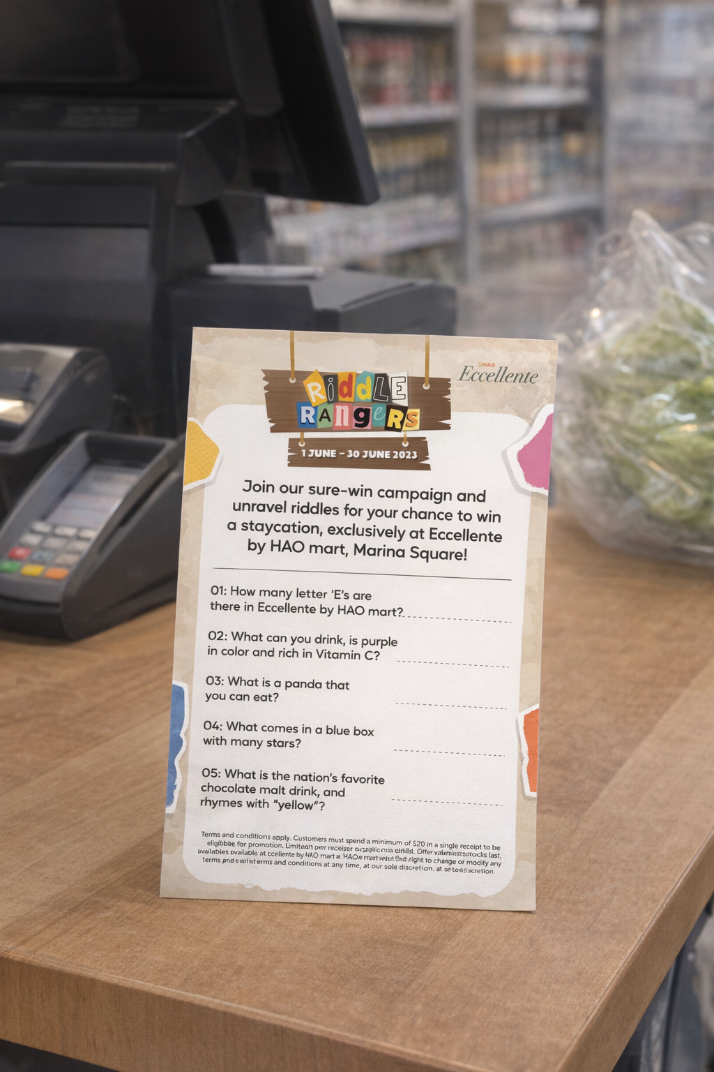 Riddle Rangers — Retail Campaign for Eccellente by HAO mart (Marina Square)