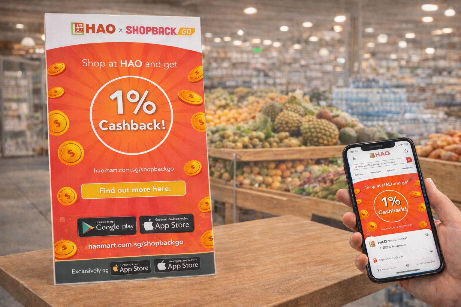 HAO x ShopBack Go Cashback Campaign