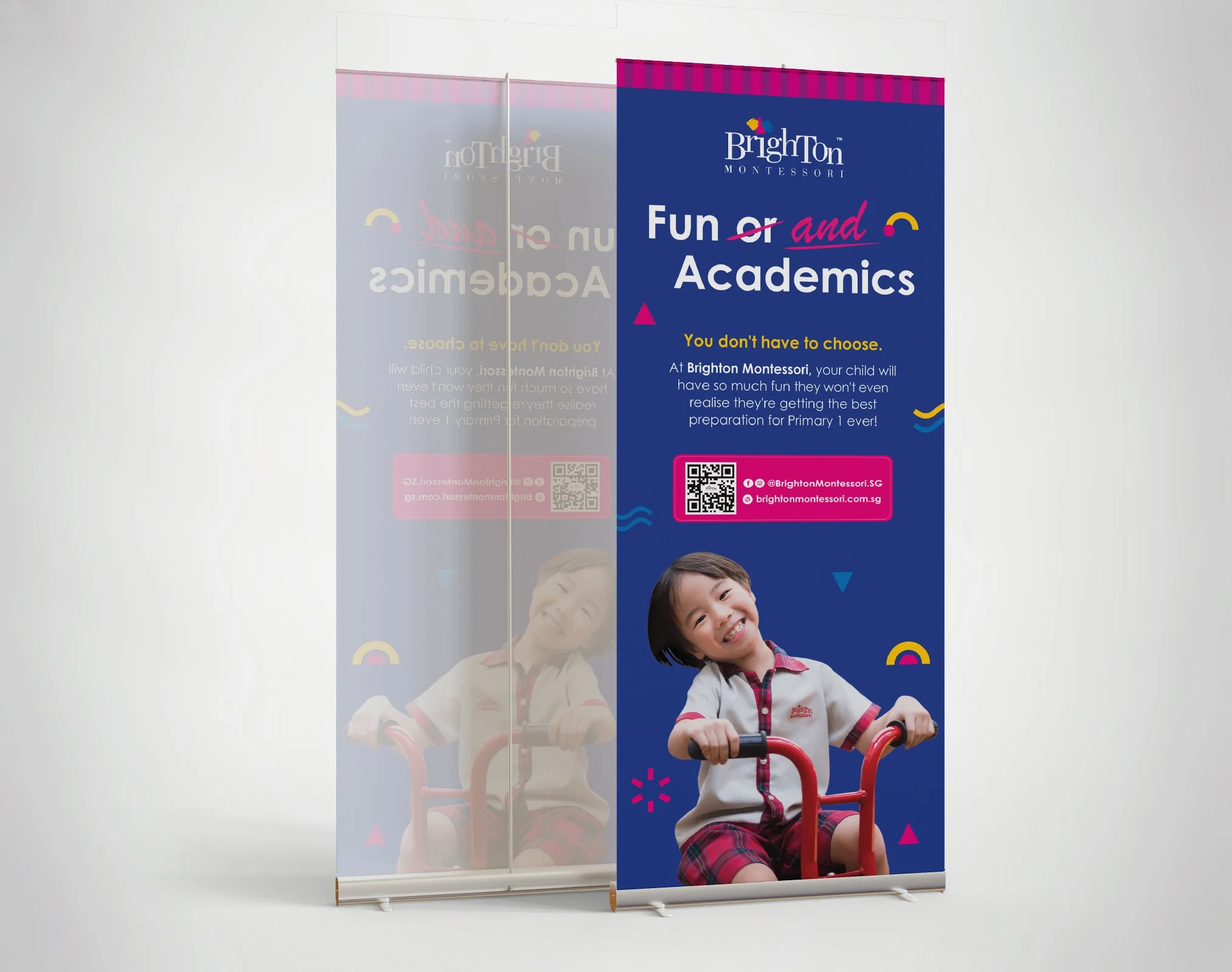 Brighton Montessori — Standee Banner