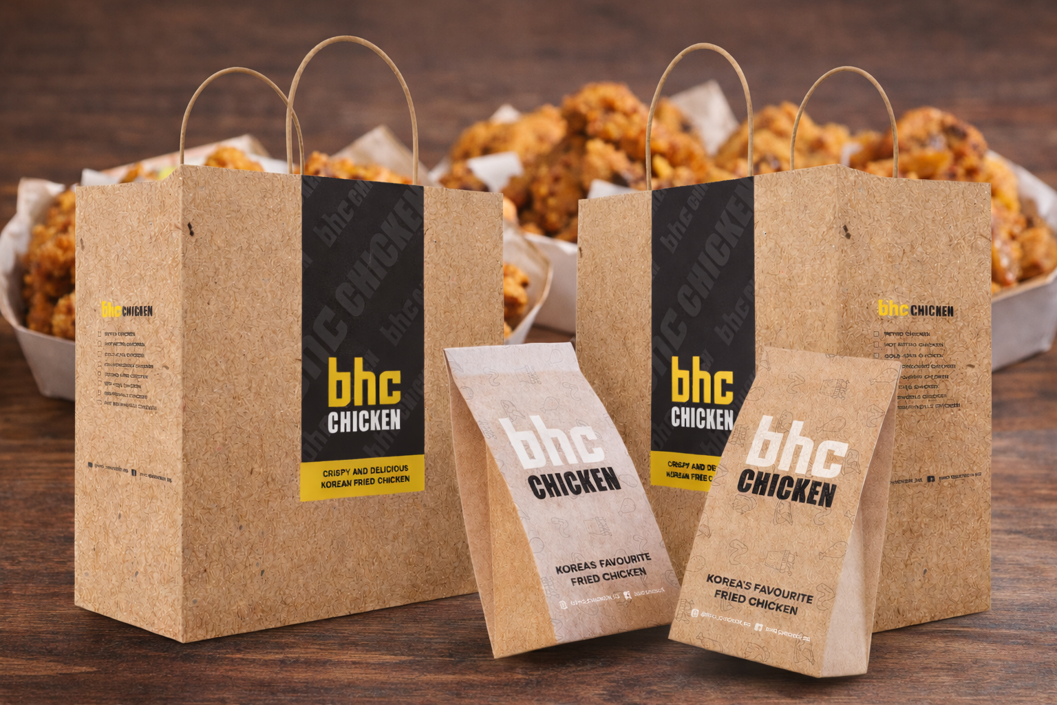 BHC Chicken Singapore – Paper Bag Series Design