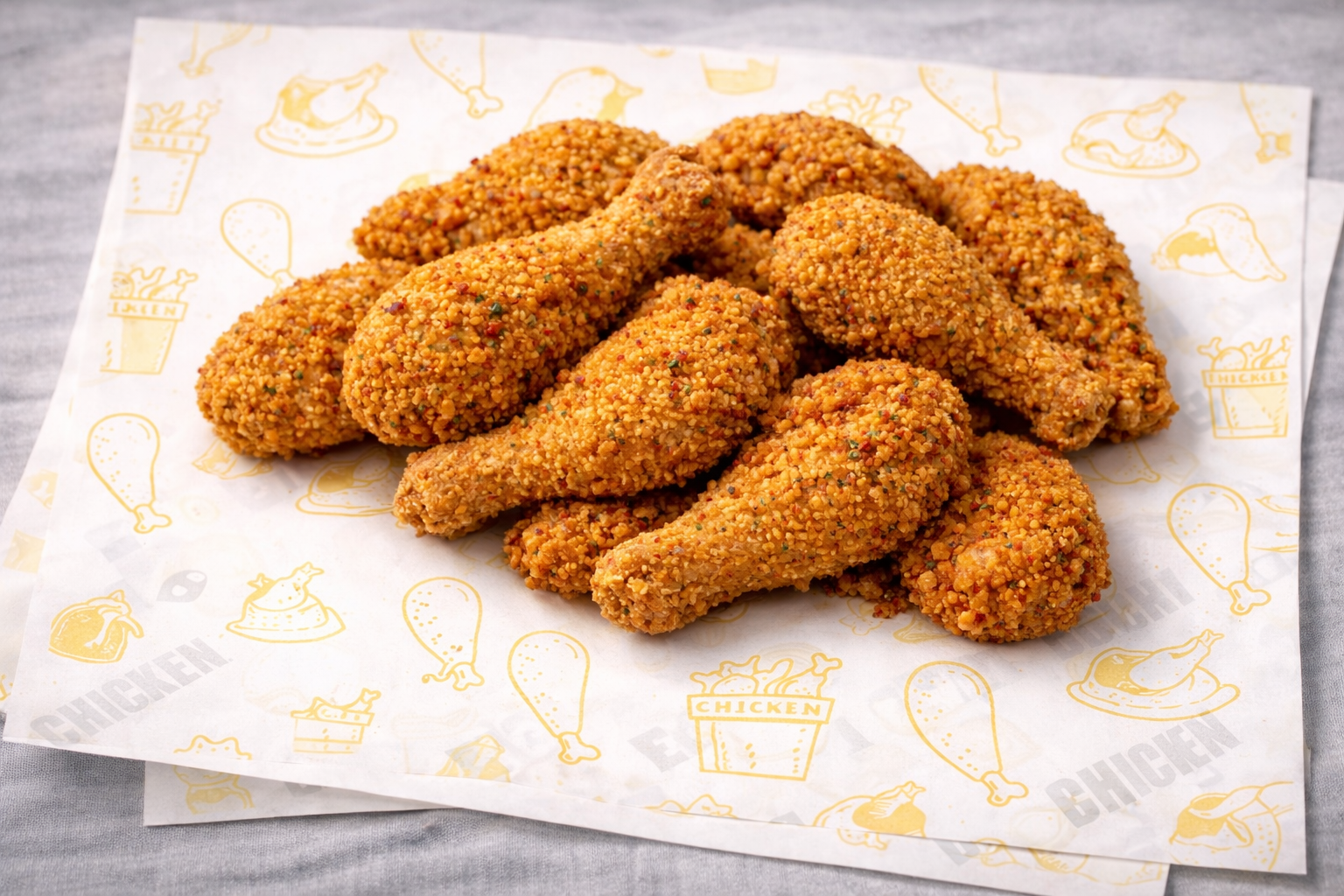 Grease Paper Design — BHC Chicken Singapore