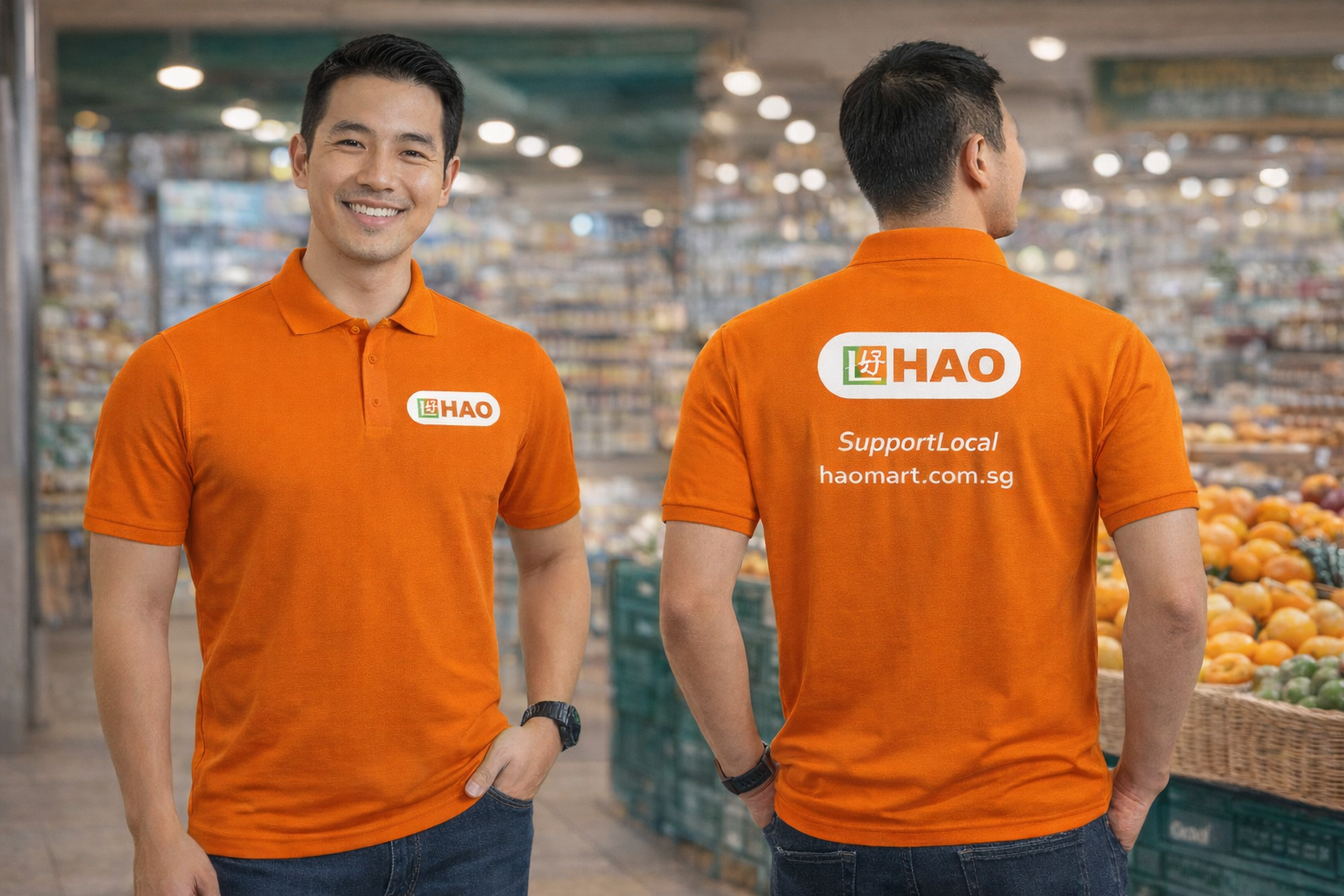 HAO Mart employee in uniform.png