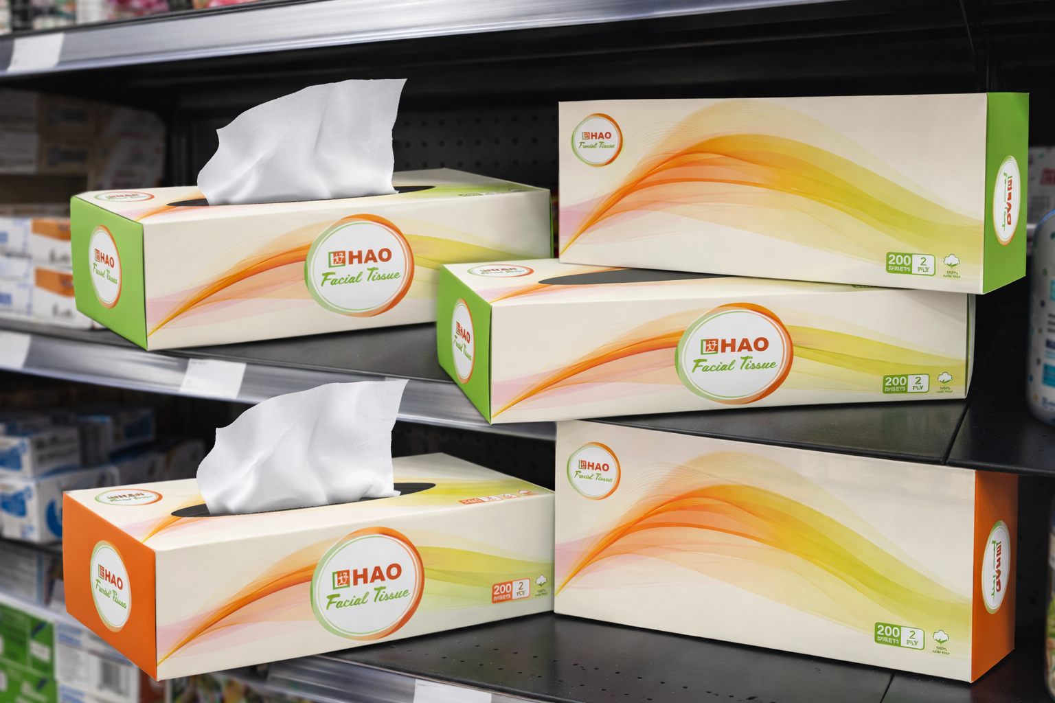HAO Facial Tissue Box