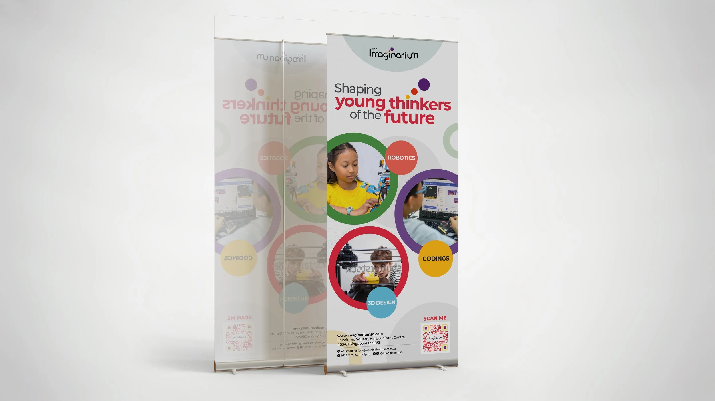 The Imaginarium: Branding Standing Banner