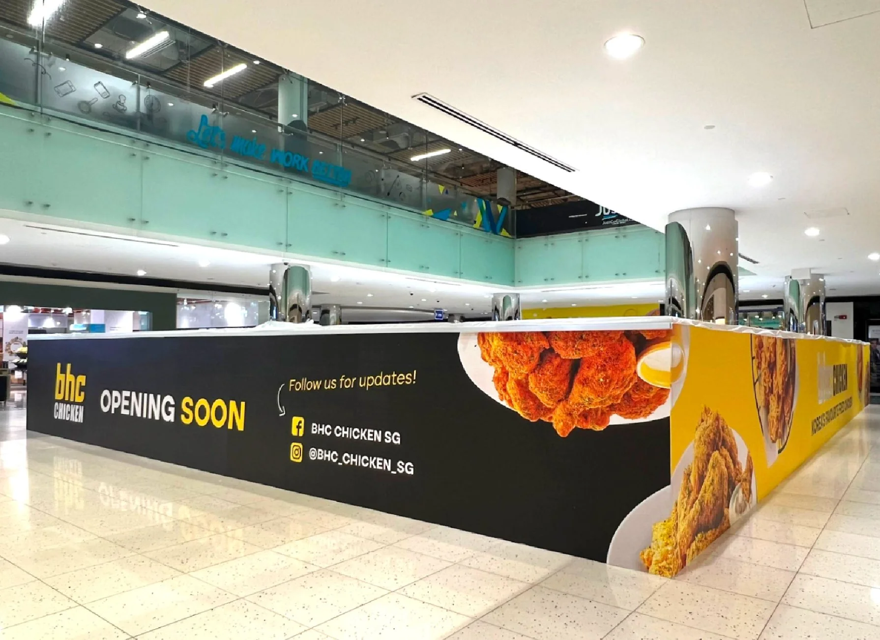 BHC Chicken — Hoarding Design (Marina Square)