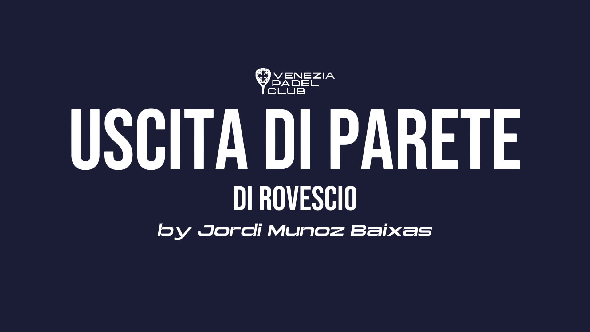 USCITA DI PARETE ROVESCIO