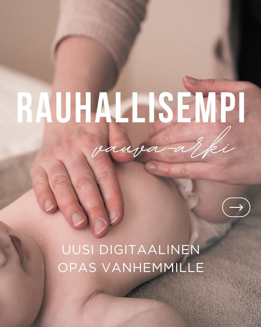 T&auml;&auml; opas syntyi aidosta tarpeesta 🤍

Oon t&auml;ss&auml; vuosien aikana kohdannut paljon vanhempia, jotka kaipaavat lempeit&auml; mutta konkreettisia keinoja vauvan olon helpottamiseen my&ouml;s kotiin viet&auml;v&auml;ksi.

Oon harmitellu
