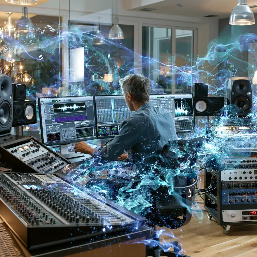 Music production for AI designed music