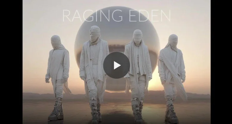 Prog/Alt rock entity Raging Eden arrives on earth to deliver their messages.