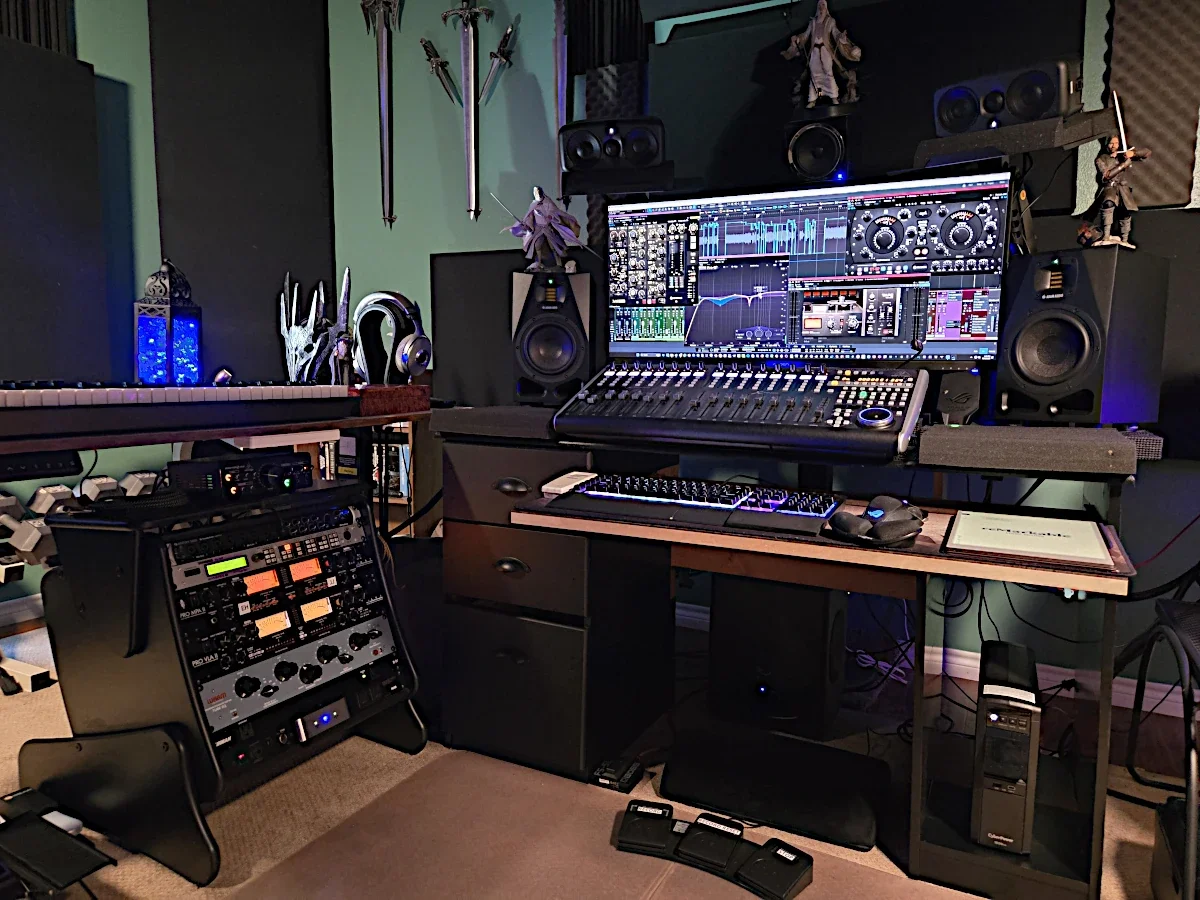 Professional audio equipment and software for mixing and mastering