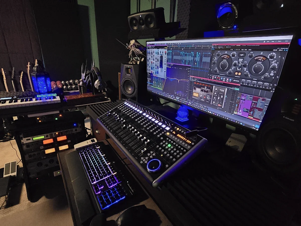 Professional audio equipment and software for mixing and mastering