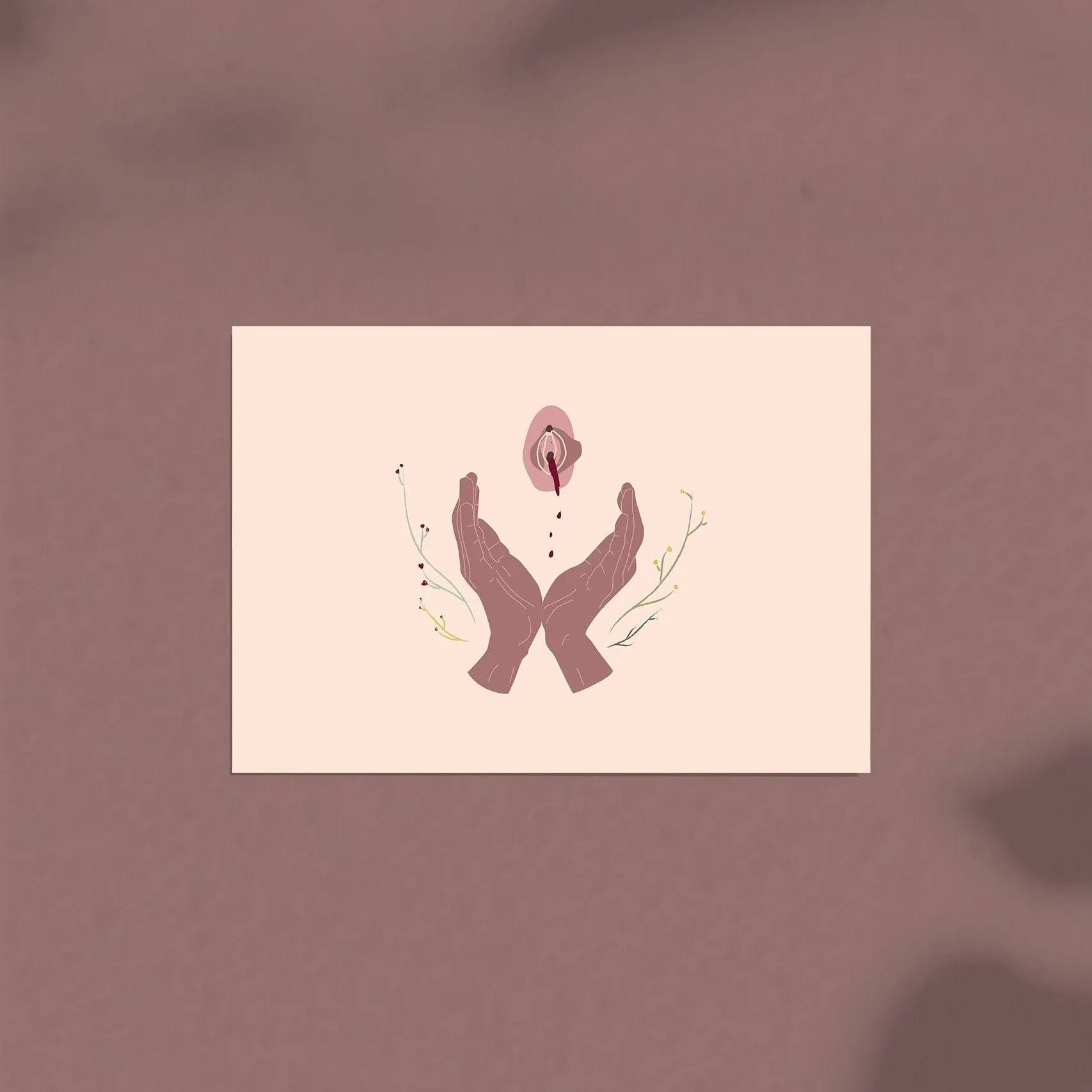 no period shame - postcard