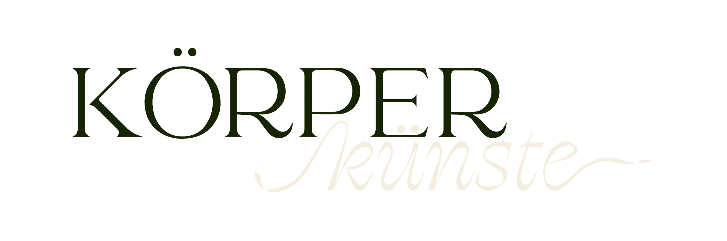 Logo, Körperkünste Online Workshopreihe zum Thema Körperbewusstsein