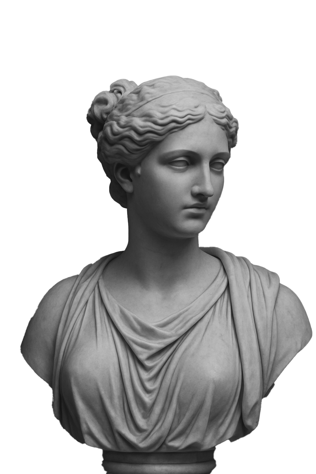 Griechisch/ römische Statue. Ein Designmittel für ein Design Mentoring für Frauen