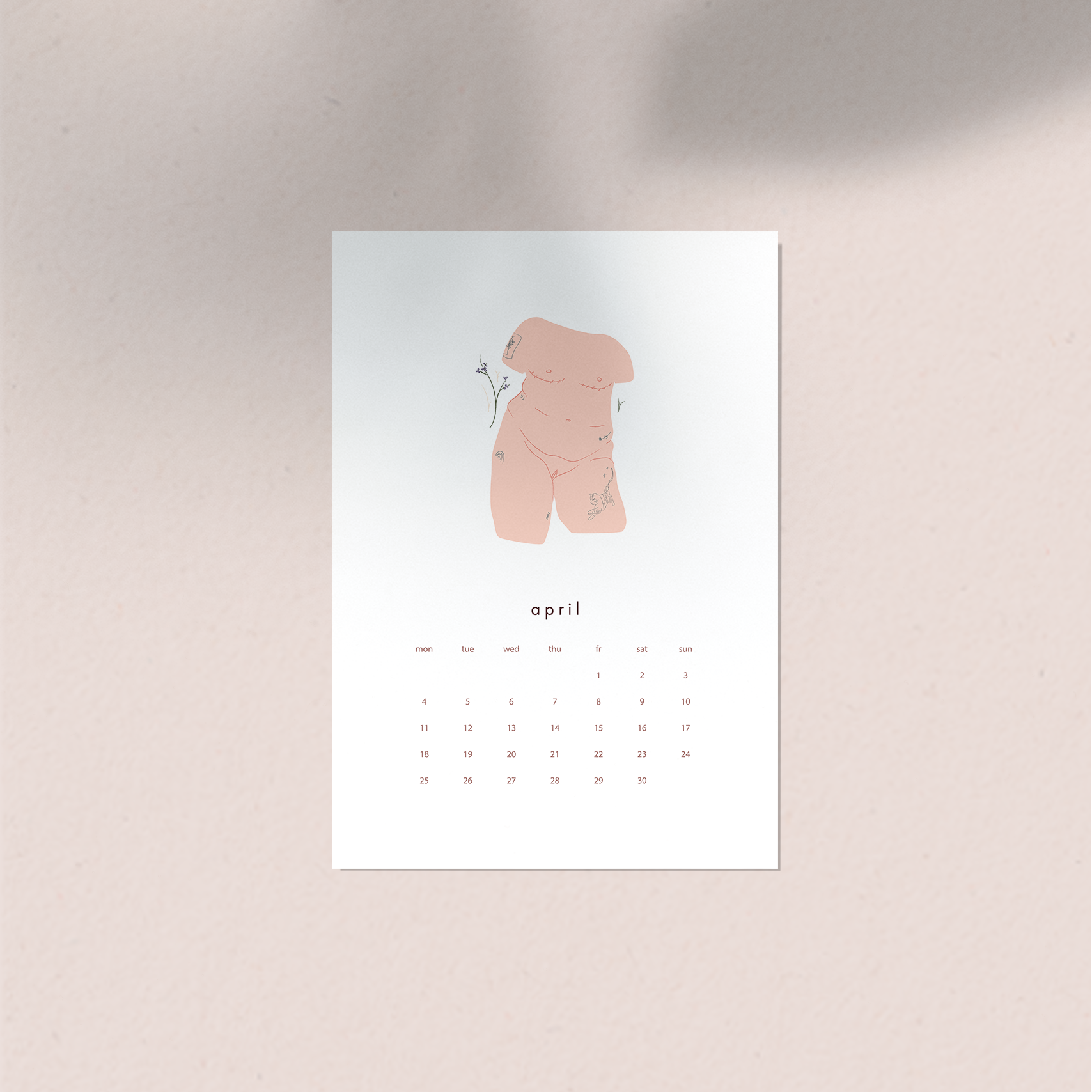 free feminist calendar