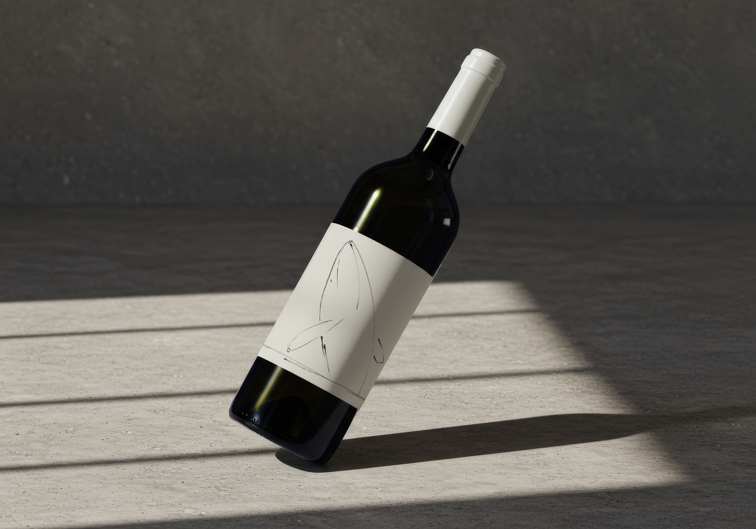 etiquette de vin illustrée