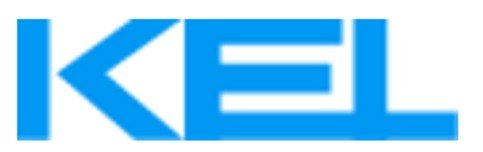 KEL logo in blue text