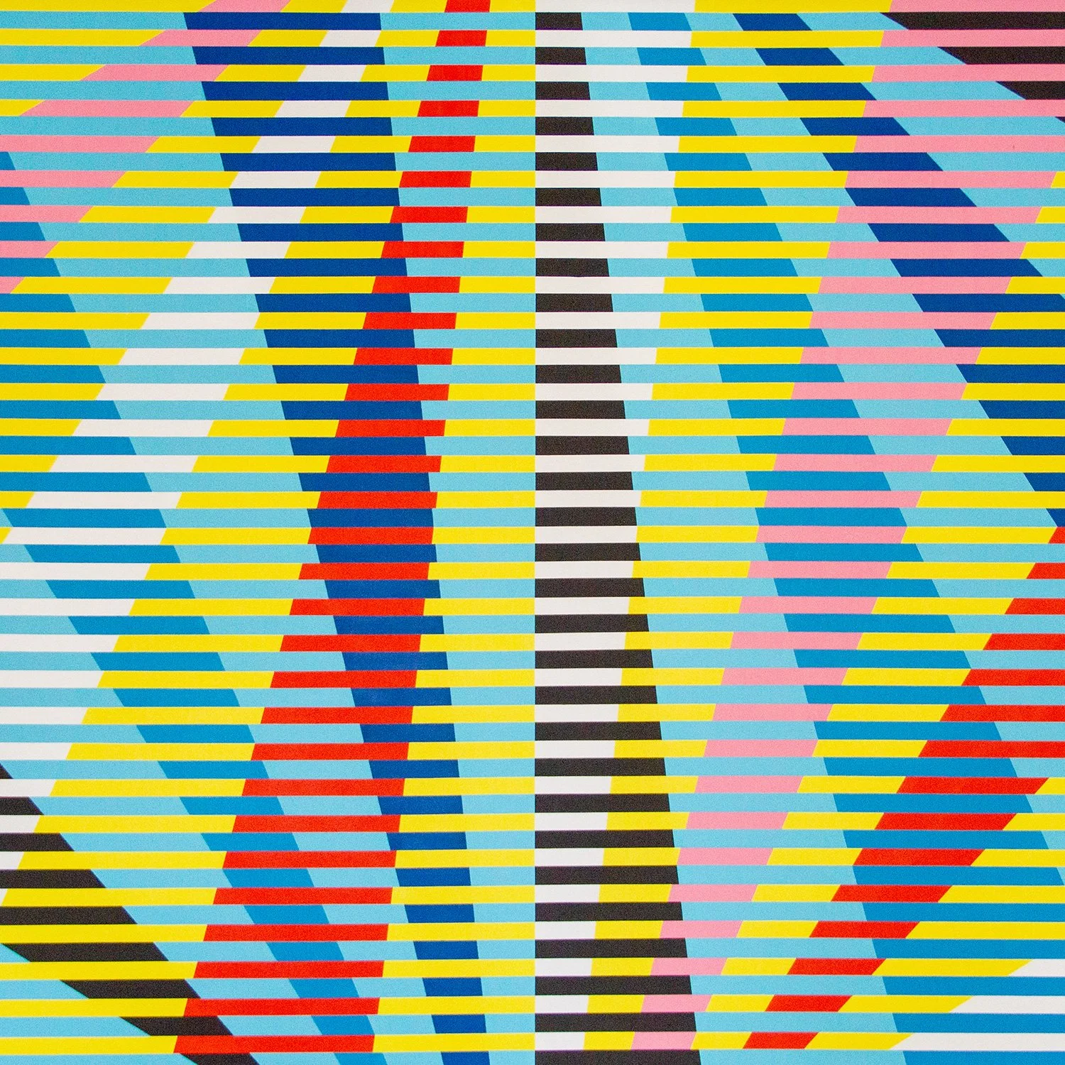 Prism Aqua Yellow: 48 x 60 inches