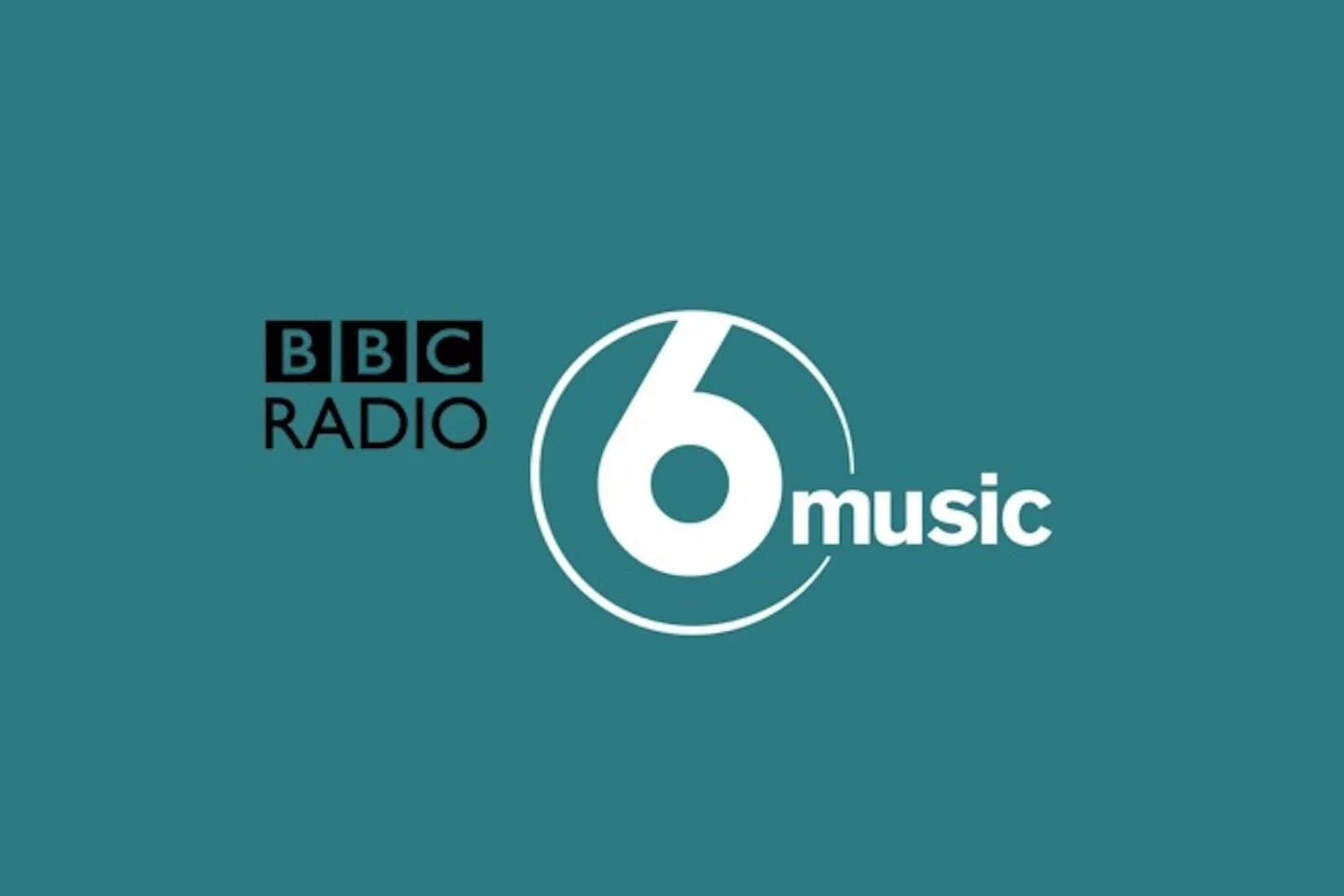 BBC Radio 6 Music logo on a teal background.