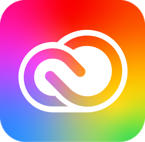 Colorful gradient background with a white outline of a heart encompassed by a circular arrow, representing love or refresh.