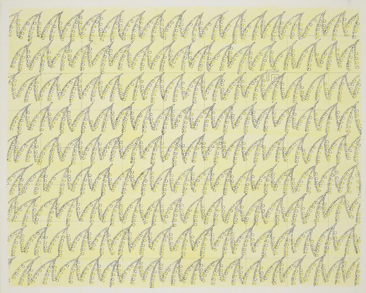 개나리와 돌 Forsythia and Stone_2021_72.7x91cm