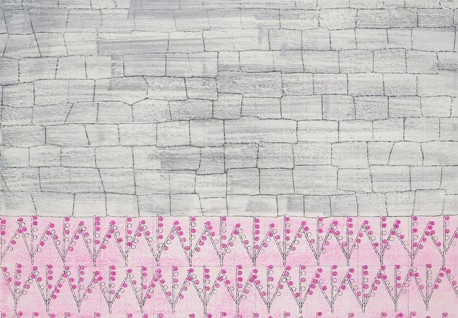 성춘(城春) 02 Pavilion and Spring 02_2021_50x72.7cm