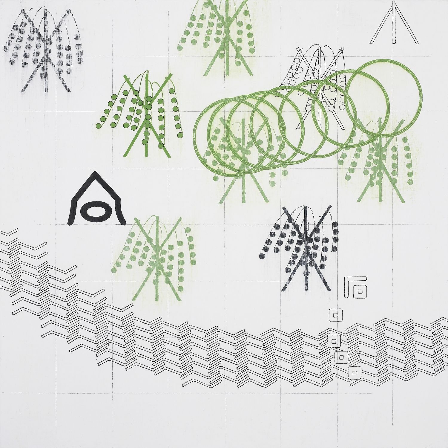 버들 Willow_2021_61x61cm
