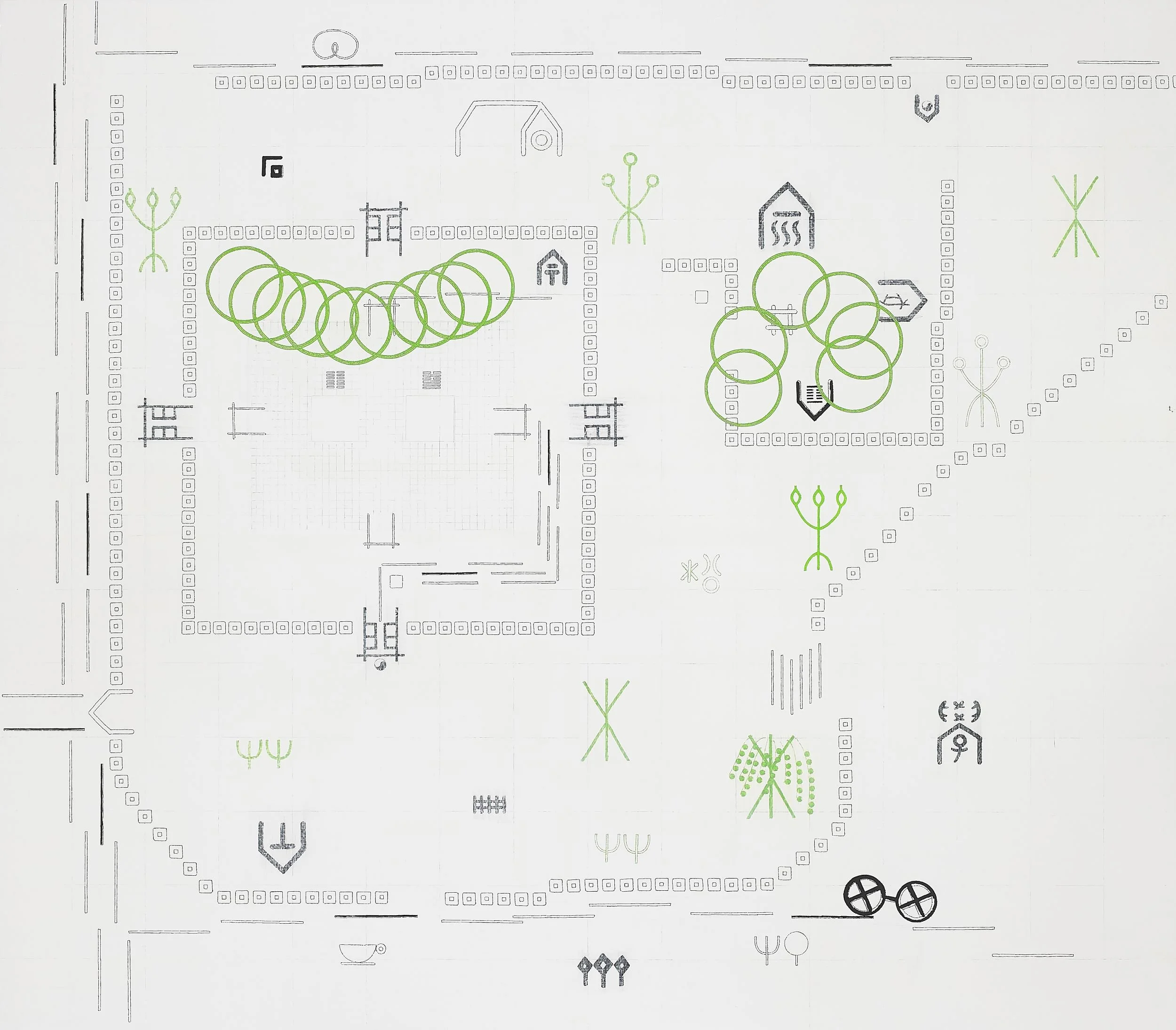 땅과 곡식을 위하여 For Earth and Grain_2024_140x160cm
