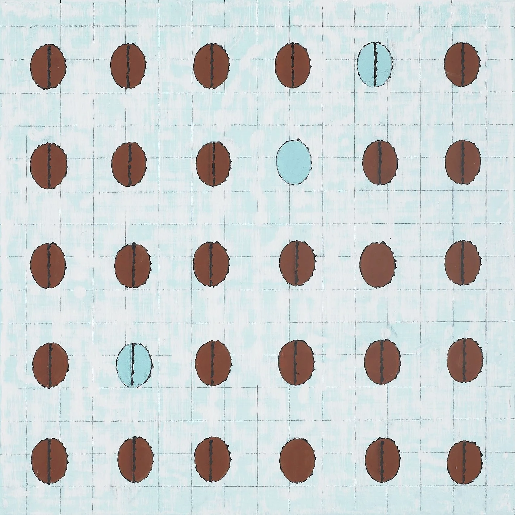 커피콩 Coffee Bean_2024_15.8x15.8cm