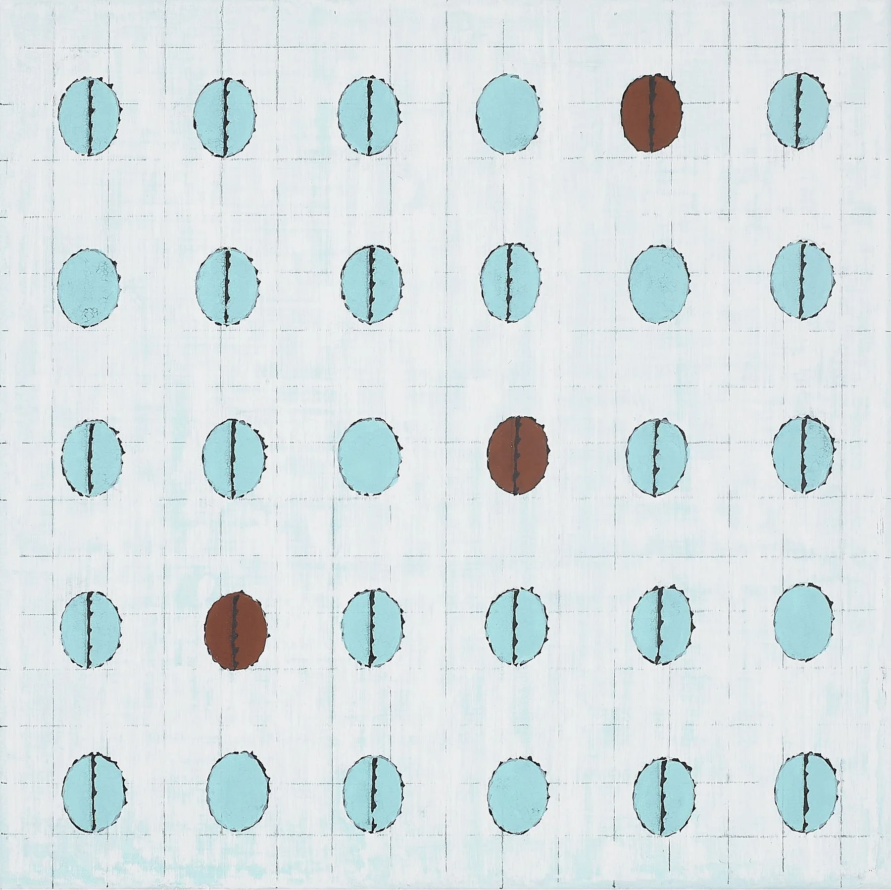 커피콩 Coffee Bean_2024_15.8x15.8cm