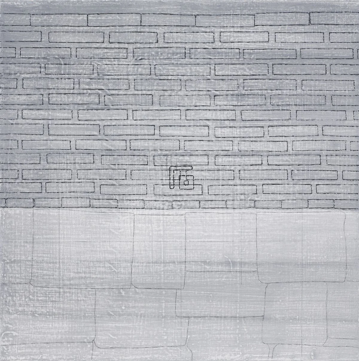 성벽 The Fortress Wall_2021_45.5x45.5cm