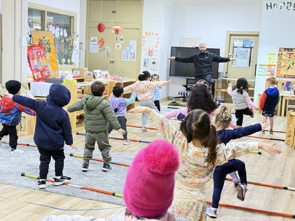 Children actively participating in activities at Nexus Early Learning