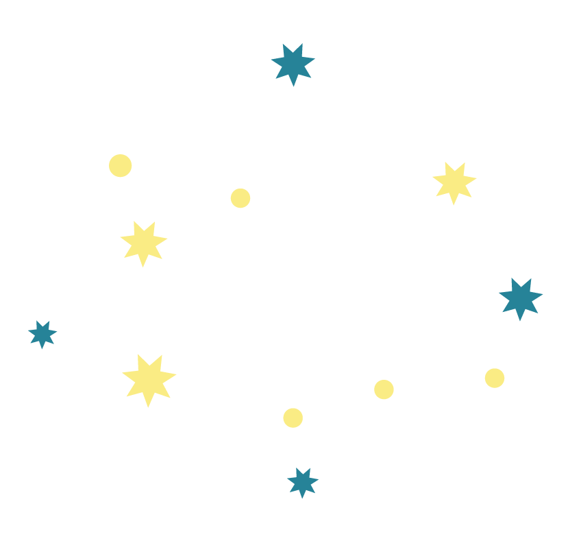 Decorative element - constellation shape