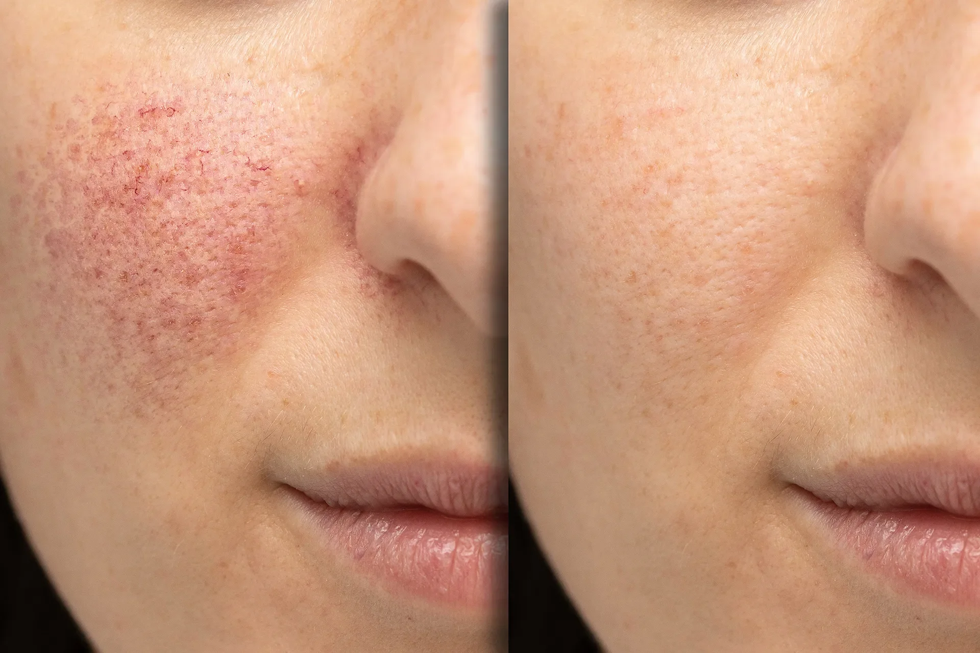 Laser treatment for facial veins