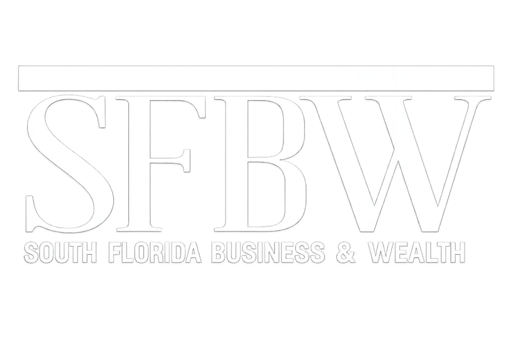 Logo for South Florida Business & Wealth featuring large initials 'SFBW' and the full name beneath.